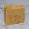 Pink Grapefruit & Calendula with Quinoa Milk Plant-Based Soap Bar. This all natural, palm free, plant-based soap bar has a refreshing citrus scent and is packed with skin loving ingredients. Quinoa is rich in nutrients that benefit the skin and calendula petals are added for light exfoliation.