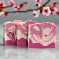 The Japanese Cherry Blossom Soap Bar is made with 25% shea butter, providing numerous benefits for delicate skin. Its light floral fragrance adds a touch of elegance and luxury to your daily routine.