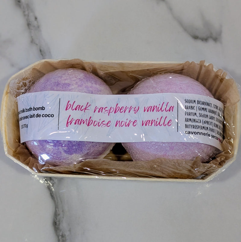 Mini Foaming Coconut Milk Bath Bombs - Pack of 2