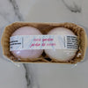 Mini Foaming Coconut Milk Bath Bombs - Pack of 2
