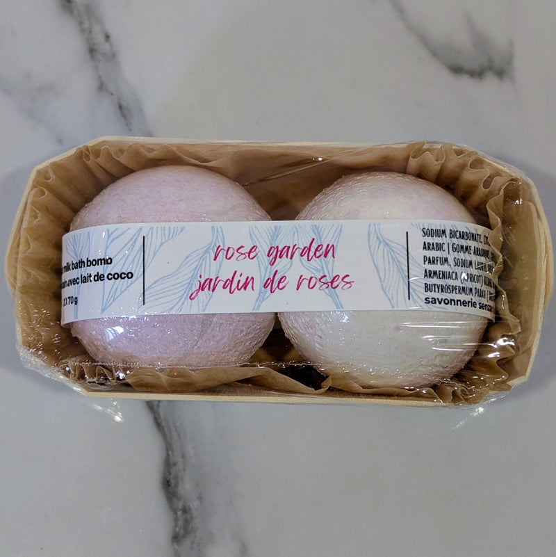 Mini Foaming Coconut Milk Bath Bombs - Pack of 2